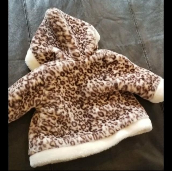 Leopard print winter coat 12M - Picture 3 of 3